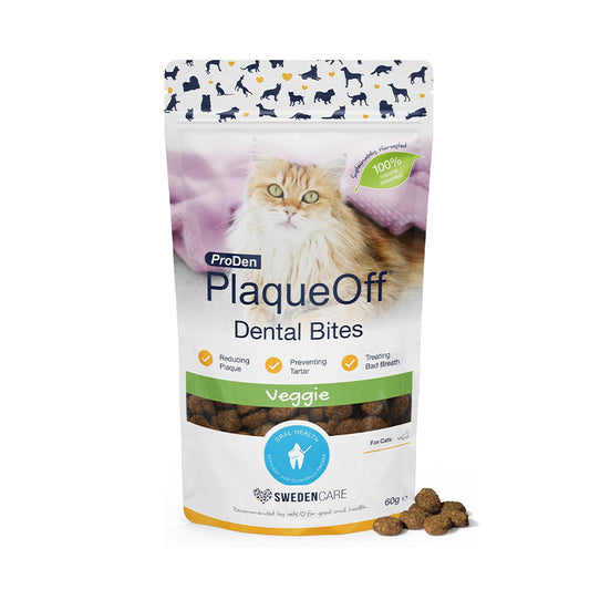 PlaqueOff Dental Bites Cat 60g