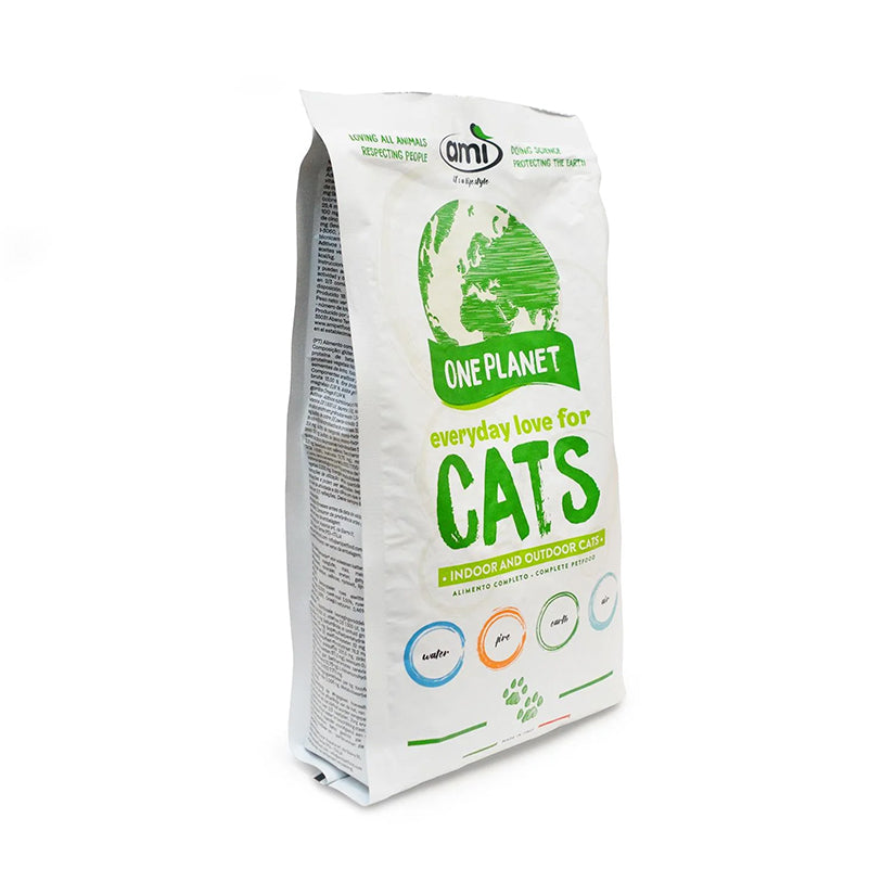 AMI vegan cat food 1.5kg bag with plant-based complete nutrition formula

