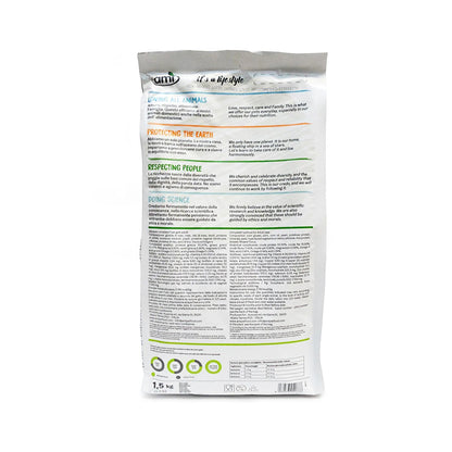 AMI cat food ingredients and nutritional information label