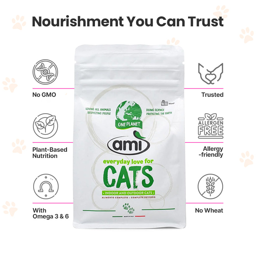 Ami Vegan Cat Food - Adult Dry Cat Food 300g