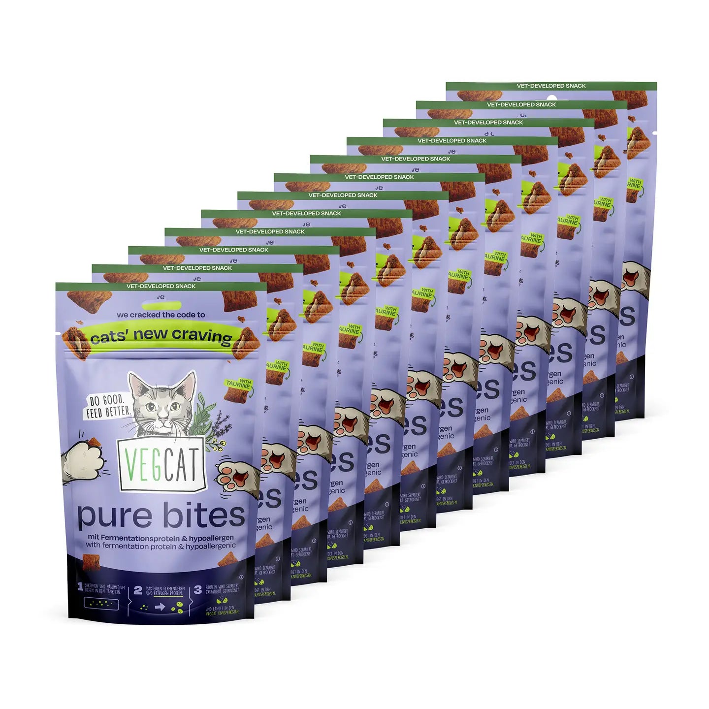 VegCat Pure Bites Vegan Cat Treats 60g