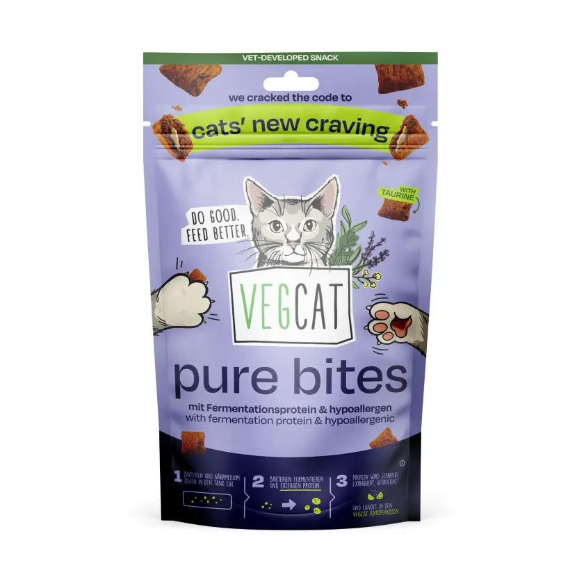 VegCat Pure Bites Vegan Cat Treats 60g